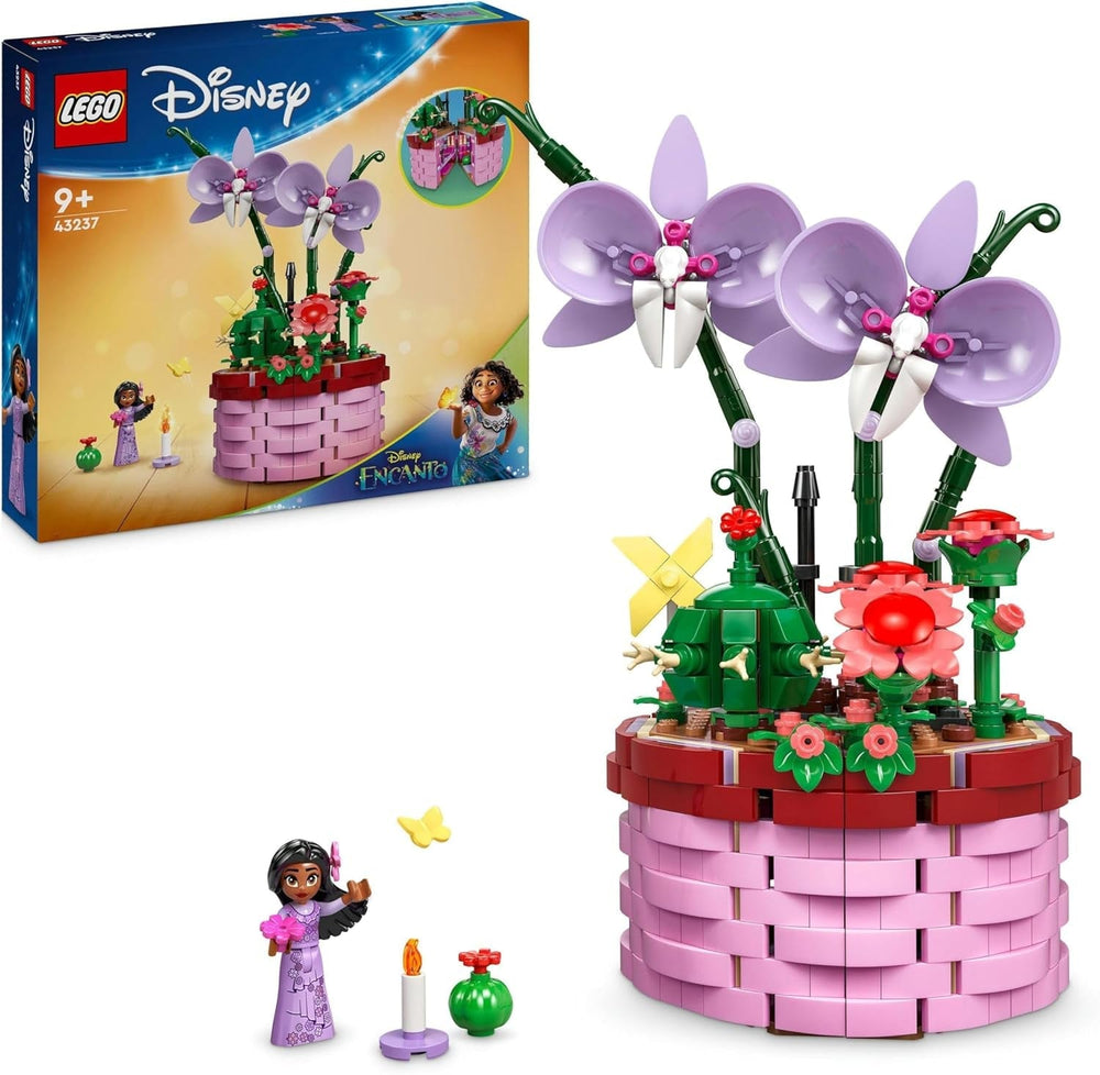 Maceta LEGO Ç€ Disney Encanto Isabella, set infantil con orquídea de juguete para construir, set de construcción decorativo con minimuñeca del personaje de la película, idea de regalo para niñas y niños a partir de 9 años 43237 Juegos de construcción Beuche den LEGO-Store Single