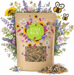 100 g de semillas de flores silvestres para un colorido pasto de abejas: mezcla de semillas de flores silvestres vibrantes y ricas en néctar para abejas y mariposas (incluye libro electrónico GRATIS)