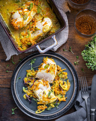 MAGGI Fix para Zwiebel-Sahne Hähnchen, Würzmischung, con ingredientes naturales*, para 3 porciones, 1 paquete (1 x 26 g)