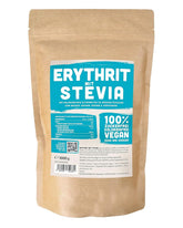 Eritritol + Stevia Sustituto natural del azúcar sin calorías 1:1, 1 Kg Edulcorantes Naty Shop