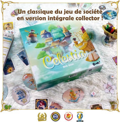 ¡Culpa! Celestia Big Box • Juego básico completo para coleccionistas + 2 expansiones Juego de mesa familiar - De 2 a 6 jugadores - Edades mayores de 8 años - 30 minutos