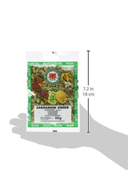 Cardamomo, verde, entero, 50 g (1 paquete de 50 g)