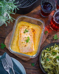 MAGGI Fix für Lachs-Sahne Gratin, Würzmischung, mit natürliche Ingredient*, para 2 porciones, 1 paquete (1 x 26 g)