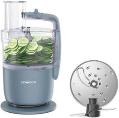 Kenwood Multipro Go FDP22.000GY, Robot Da Cucina Che Trita, Affetta, Grattugia, Riduce in Purea E Impasta, Ciotola Da 1.3L, Lame per Impastare, Disco Da 4 Mm, 650W, Storm Blu Mama si Copilul Naty Shop