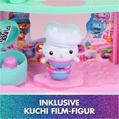DREAMWORKS CASA DE PĂPȘI A LUI GABBY: FILMUL - Portal Room „Bucătăria cu stropi de zahăr a lui Kuchi” cu figurină și accesorii, pentru copii cu vârsta de 3 ani și peste