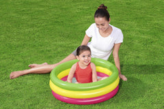 Piscina Infantil Bestway, Verano, 70 x 24 cm, 51128, Multicolor, 70 x 70 x 24 cm