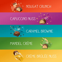 Merci Together - 1 x 175g - Bombones rellenos en cinco variedades con fino chocolate con leche - Bombones de chocolate para compartir y regalar