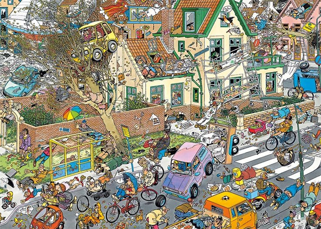 The Storm + The Safari, puzzle jigsaw 1000 piese adulți X 2 Puzzle Naty Shop