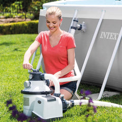 Depuradora de arena Intex Krystal Clear 7,9 m³ para piscinas de hasta 36.000 l 26646