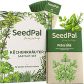 Kräutersamen Set - 12 Beliebtesten Küchenkräuter - Kräuter der Provence, italienische Kräuter - Kräutergarten für Küche oder Balkon - Samen Saatgut - Gartenkräuter Sorten