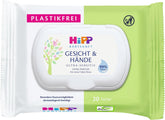 HiPP Baby Toallitas húmedas suaves para cara y manos, paquete de 12 (12 x 20 piezas)