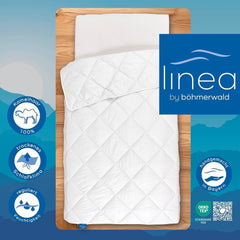 Edredón exclusivo, camel, blanco, 135 X 200 cm Edredones y edredones Naty Shop