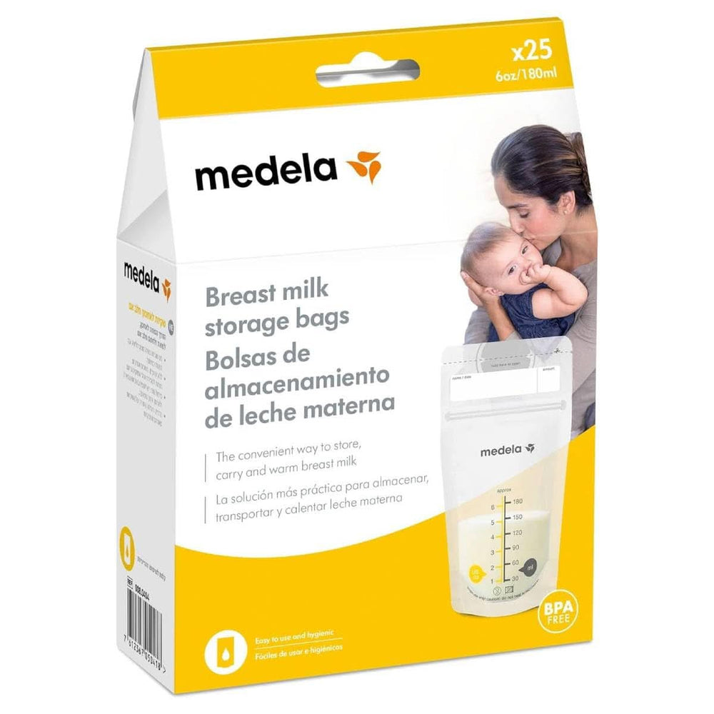Bolsas de almacenamiento de leche materna Medela 25 unidades, aprox. 200 ml, blanco Accesorios Alimentación y Lactancia Baby Naty Shop 25 bolsitas
