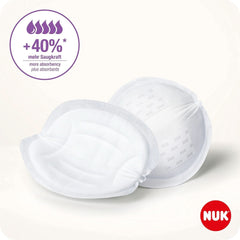 NUK Einweg-Stilleinlagen Mit Sofort-Saugvlies de alto rendimiento | Einlagen Zum Stillen | Embalaje incluido | +40% más potencia de succión | 60 piezas Alimentación infantil y accesorios de lactancia Naty Shop