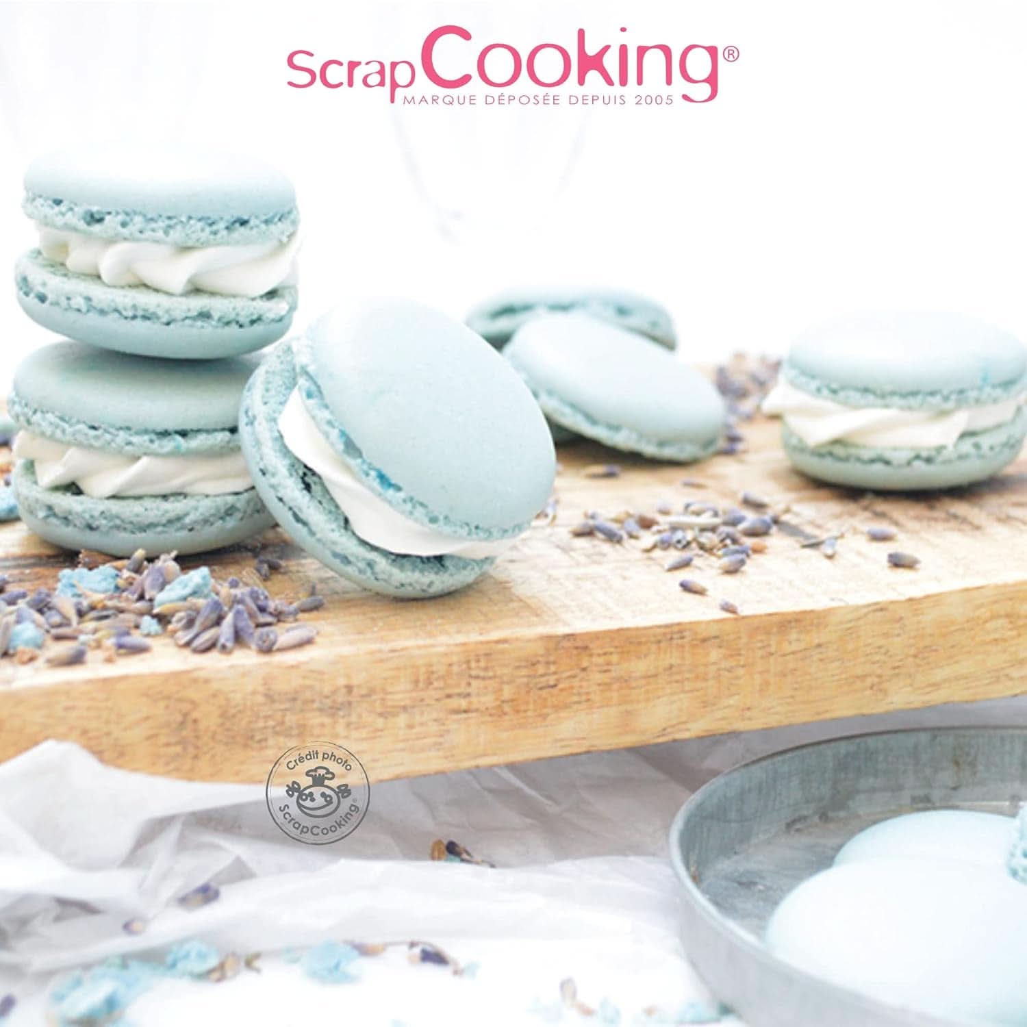 Scrapcooking, colorant alimentar pudră, albastru pastel, 5 grame Naty Shop