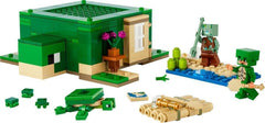 LEGO Minecraft The Turtle Beach House Casa de juguete con accesorios para niñas y niños a partir de 8 años, set con animales y personajes del videojuego, regalo para gamers 21254 Juegos de construcción Besuche den LEGO-Store