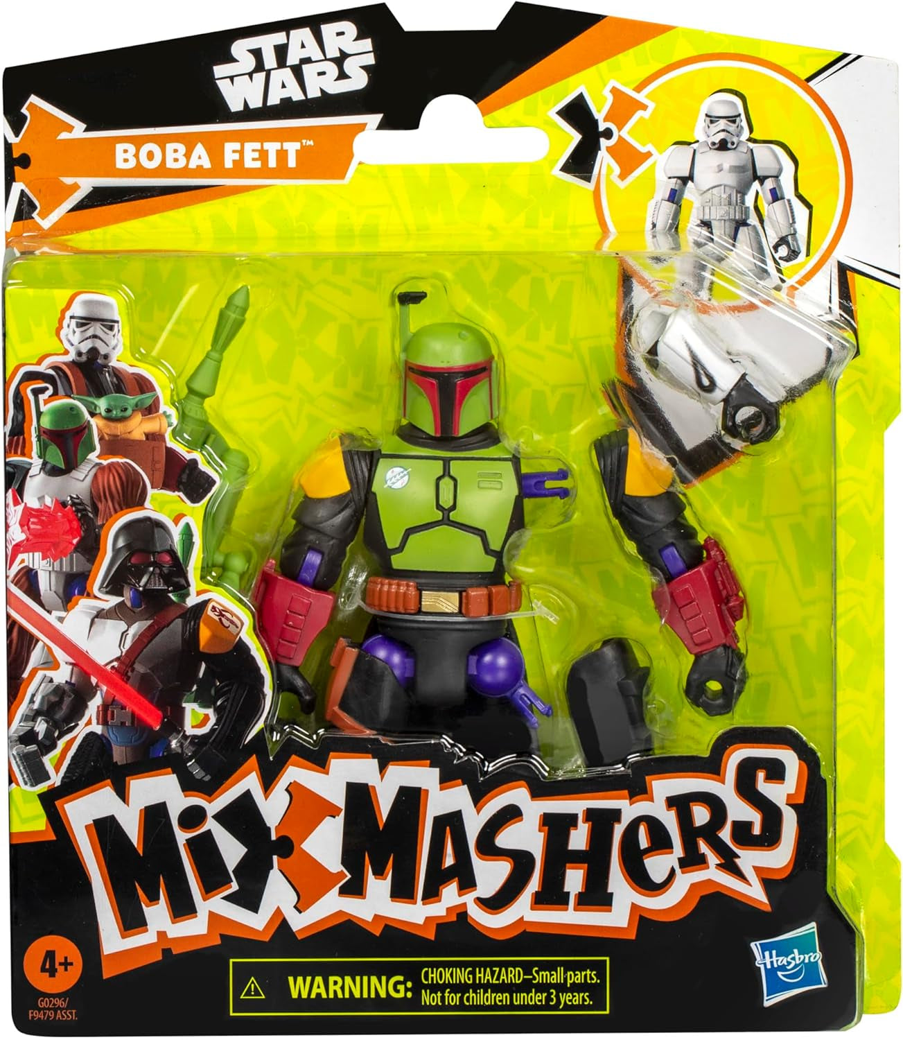 Star Wars Mixmashers Boba Fett Personalizabil Mix-And-Match Action Figure & Accesorii Action figures Naty Shop