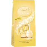 Chocolate Lindt | LINDOR sobres para tarta de queso | 137g | 10 bolas de chocolate con leche con relleno de tarta de queso que se derrite en la boca | regalo de chocolate