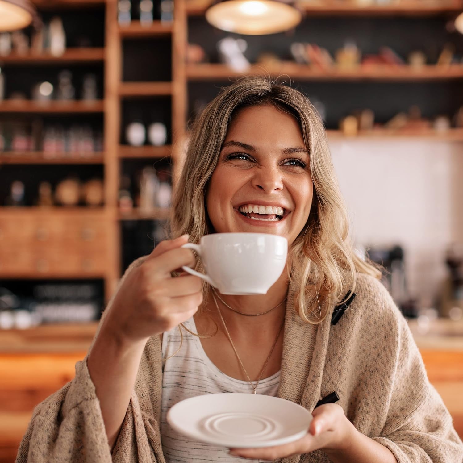 Café HAG Classic Mild Café Crema, boabe de cafea integrală decofeinizată, intensitate 4/5, pentru uz profesional Cafea Naty Shop