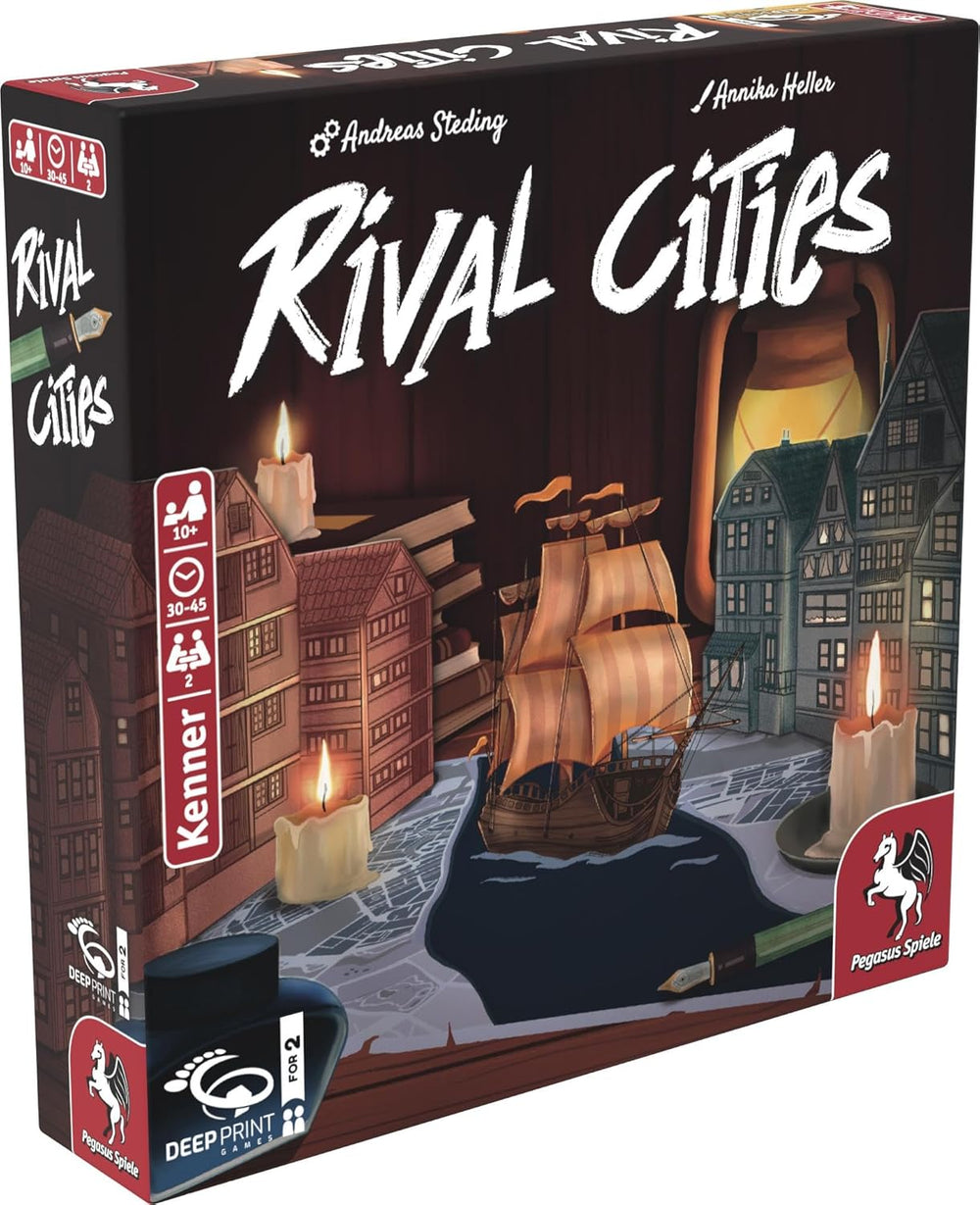 Pegasus Spiele Ciudades rivales (juegos de impresión profunda), Braun