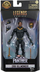 Hasbro Marvel Legends Series Black Panther Legacy Collection Killmonger Figura coleccionable de 15 cm con 5 accesorios Figuras de acción Naty Shop