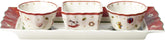 Villeroy & Boch – Toy'S Delight Dip Set 4 Teilig, Servierplatte Mit Schälchen, Dipschälchen Set, Weihnachten, Tischdekoration Toys, Serviertablett, Schalen, Weihnachtsdeko Innen, Premium Porzellan Seturi vesela masa Naty Shop Weiß / Bunt Dip Set 4-Teiliges Set