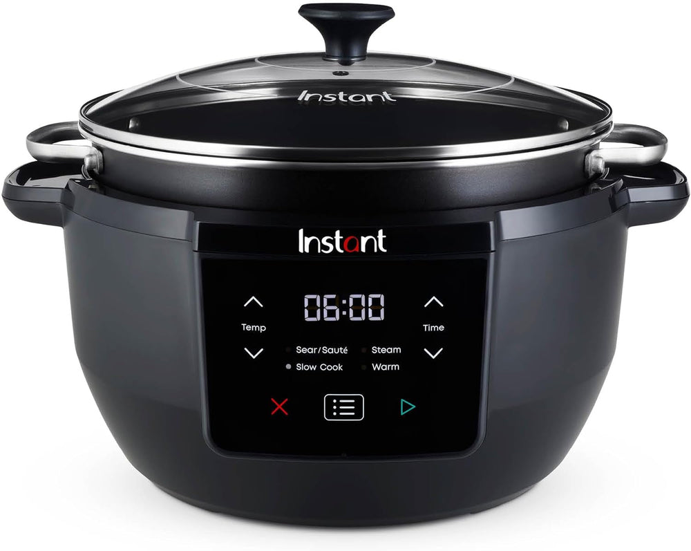 Olla de cocción lenta Instant Pot Superior, multicocción de 7,1 L, 4 funciones de cocción, olla de cocción lenta de 800 W Naty Shop Schongarer / Slow Cooker