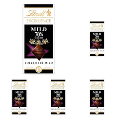 Lindt Excellence Barrita 78 Percent Cacao - Barrita Vegana Persistencia Intensidad Cacao 100g Ideal Regalo