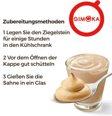 Gimoka Cream Caffè Latte Sin Lactosa Sin Gluten Sin Conservantes