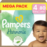 Pañales Pampers Harmony 80 talla 4 (9-14 kg)