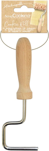 COCCIÓN DE CHATARRA - Griff für Mini-Holzwalze – Werkzeug für Dekoration, Kekse, Kekse, Kekse – 5300