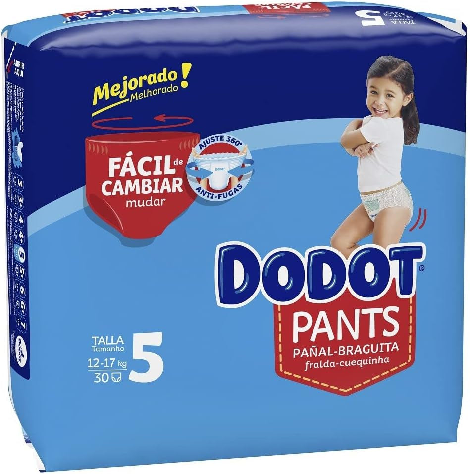 Pantalón Talla 5 (12-17 kg), 30 piezas