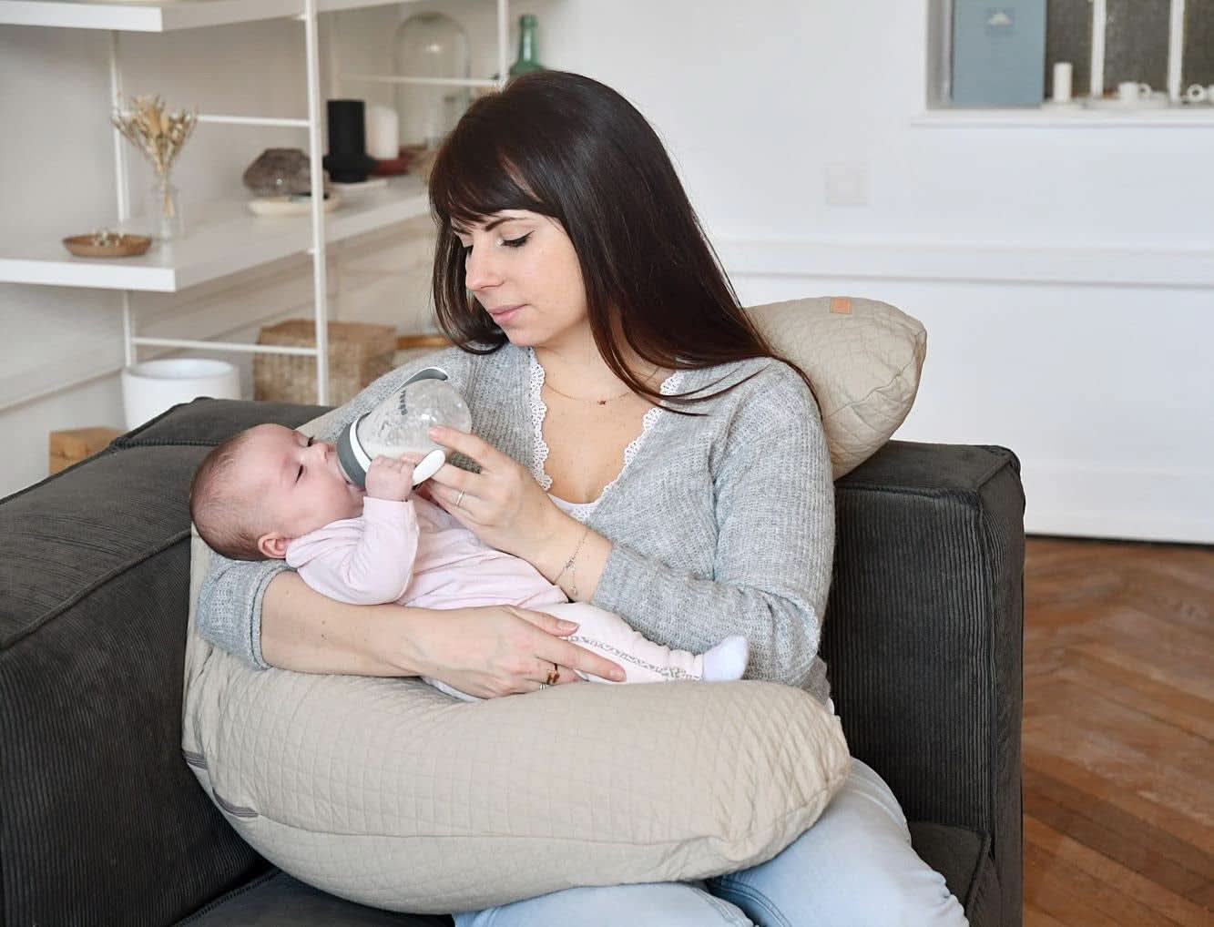 Red Castle - Perna Sarcina si Alaptare Multifunctionala - Ideala pentru dormit si alaptare - Bumbac - 170 cm Accesorii Hrana si Alaptare Bebe Naty Shop