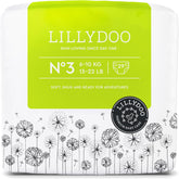 LILLYDOO Pañales para Bebé Respetuosos con la Piel - Tamaño 3 (6-10 kg), 29 Piezas, Protección Confiable contra Fugas, Suaves, Sin Fragancia y Sin Loción para Pieles Sensibles, Dermatológicamente Probados