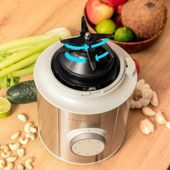 Cecotec Standmixer Grand Katana 2700MAX Total Destroy W. Maximalleistung 2700W, Gegenläufige Technologie, 8-Klingen-Messer Mit Schwarzer Titanbeschichtung, Thermoresistenter Krug 1,8L Mama si Copilul Naty Shop