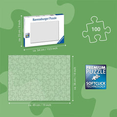 Ravensburger puzzle pentru copii - 10947 Familia Animal Friends - puzzle Disney pentru copii de peste 6 ani, cu 100 de piese în format XXL Puzzle Naty Shop