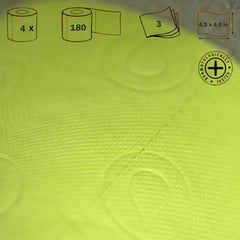 Hârtie igienică Renova, verde, 4 role