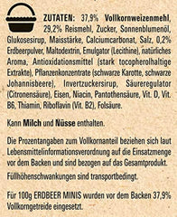 NESTLE Strawberry Minis, cereal con sabor a fresa y harina integral, set 7 x 375 gramos Cereales Naty Shop