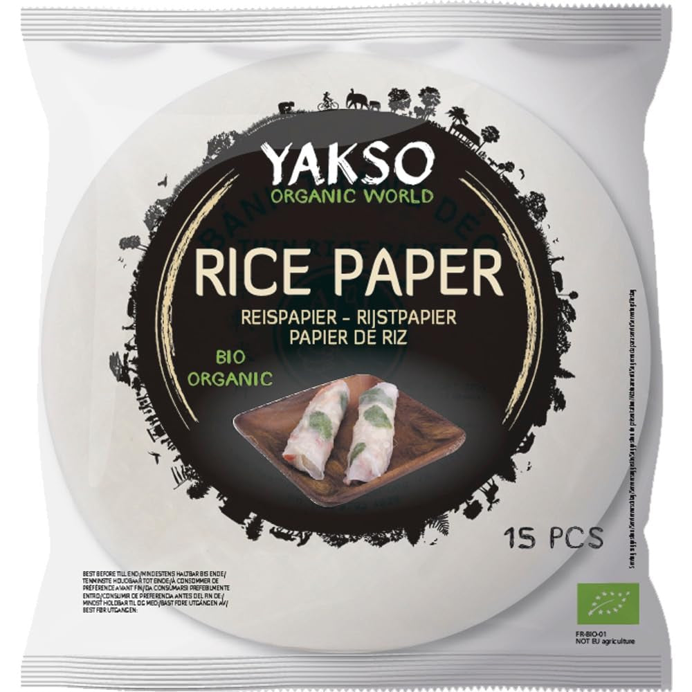 Papel de arroz con tapioca, 15 piezas, 150 g