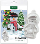 Katy Sue, Molde de Silicona, Muñeco de Nieve Cocina Naty Shop