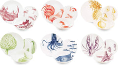 Farfurie Excelsa Flora & Fauna, ceramică, multicoloră