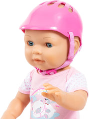 Bayer Design 79603AA Puppenfahrradhelm, Puppenhelm, Reithelm für Puppen, Puppenzubehör, Rosa