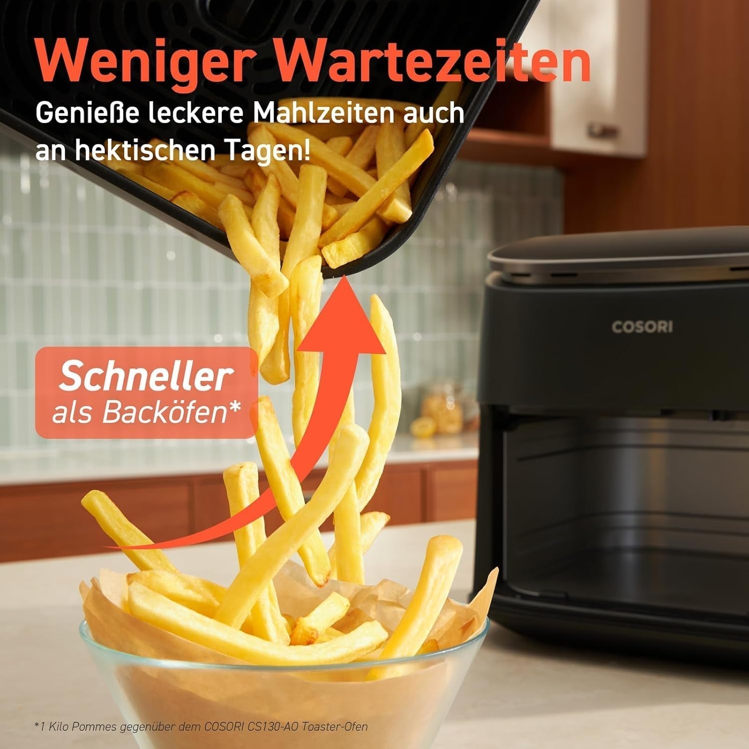 Cosori Turboblaze Hot Air Fryer Airfryer, 9-In-1, 6 litri, silentioasa Electrocasnice Naty Shop