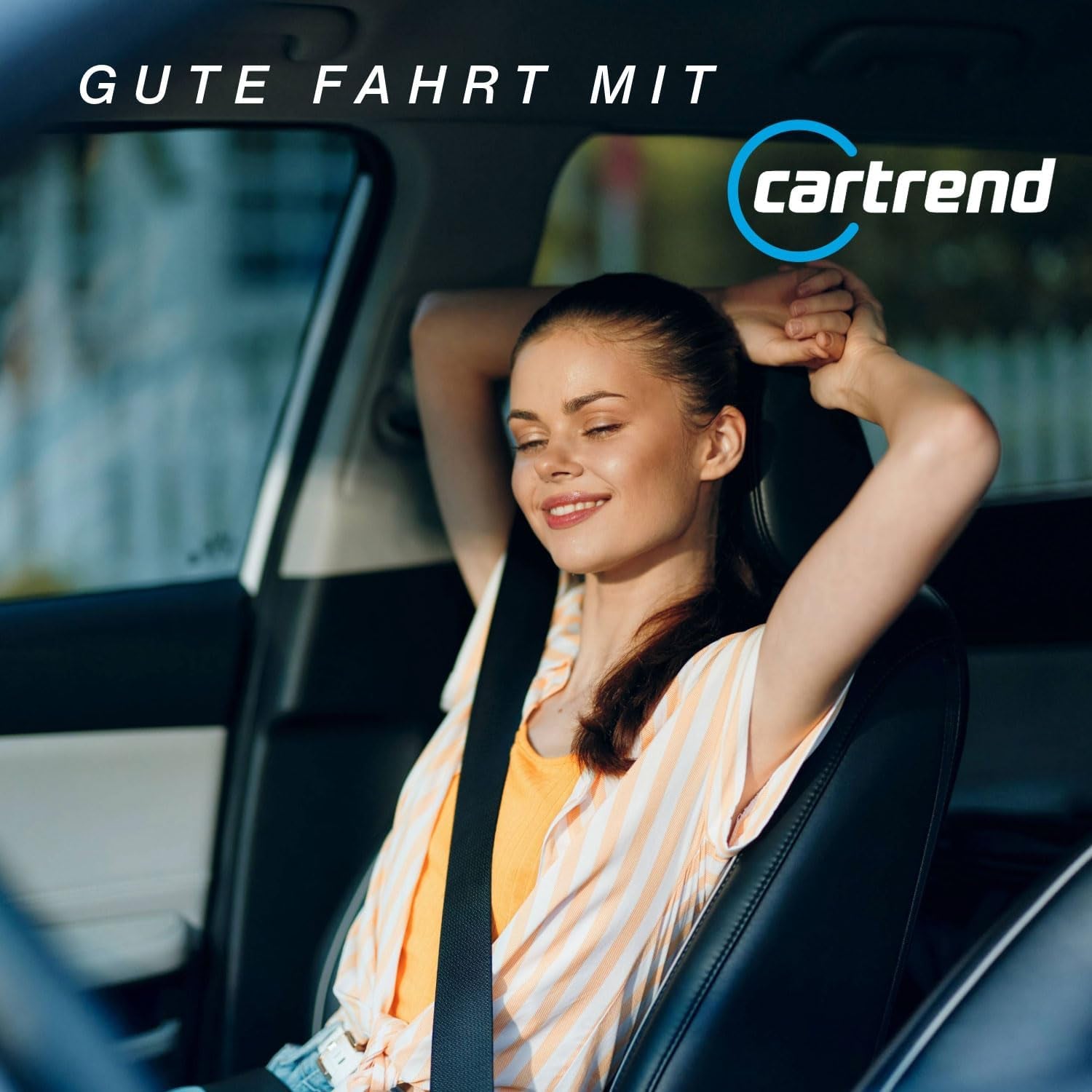 Cartrend pernă lombară din spumă cu memorie, pernă ergonomică pentru spate pentru mașină, birou și călătorii, respirabilă, capac detașabil, suport pentru o postură sănătoasă de ședere, 1 bucată, negru Perne lombare Naty Shop