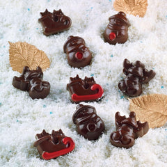 Silikomart 199194, pentru Praline din Ciocolata, motiv de Iarna Bucatarie Naty Shop