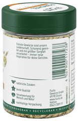 Fuchs Gewürze - Hinojo ganz - dulce-würziges Aroma für Obstsalate, Oat-Meals oder Curry - ingredientes naturales - 45 g en wiederverwendbarer, recyclebarer Dosis