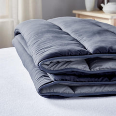 Pikolin Home - Edredón reversible 300 G - Relleno nórdico bicolor - Para cama de 150 - Acogedor, cálido, transpirable, Amarillo mostaza, 240 X 220 Cm Edredones y edredones Naty Shop