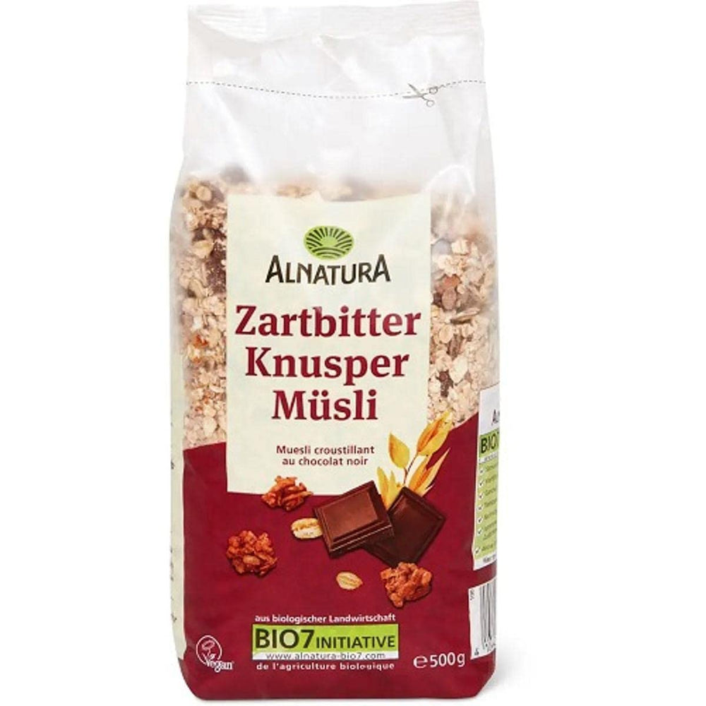 Muesli oscuro crujiente, 500 g