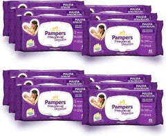 Pampers Toallitas Sensibles 12 paquetes x 63 toallitas Toallitas Húmedas Bebé Naty Shop
