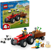 Tractor LEGO City con remolque - Juguete de granja con tractor y figuras de animales - Sets de juego Montessori para niños y niñas a partir de 4 años - Regalo con 2 minifiguras 60461 Juegos de construcción Besuche den LEGO-Store Default title